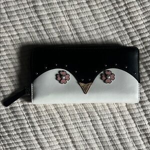 Kate Spade - Chic Black and White Women's Wallet